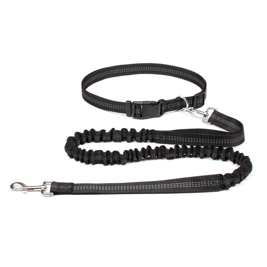 Revolutionary Hands-Free Dog Leash: Adjustable Waist Belt & Chest Strap for Effortless Walking, Running, and Jogging with Your Furry Friend