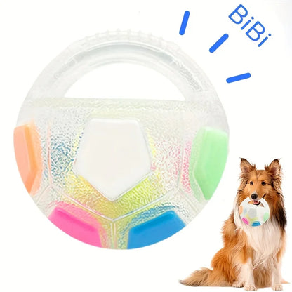Interactive Soccer Ball Pet Toy - Durable and Fun Fetch Companion for Your Dog!