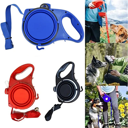 Discover the Ultimate 4-in-1 Dog Leash: Stay Hydrated and Clean on Every Adventure!