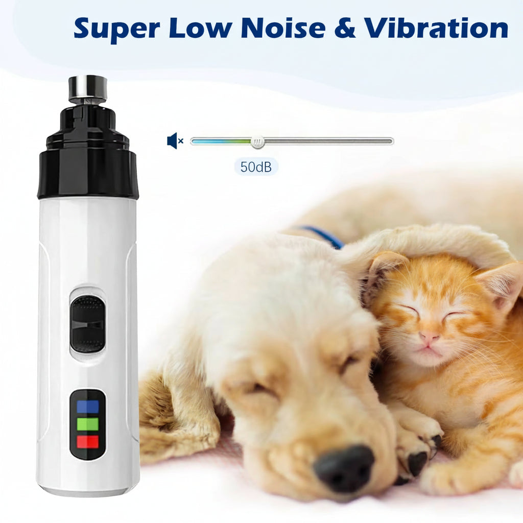 Revolutionize Your Pet's Grooming Routine with the Silent Grind Pro Electric Dog Nail Trimmer