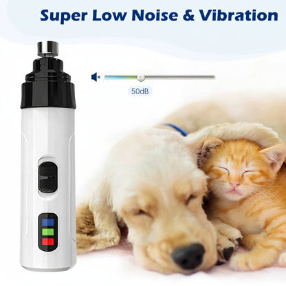 Revolutionize Your Pet's Grooming Routine with the Silent Grind Pro Electric Dog Nail Trimmer