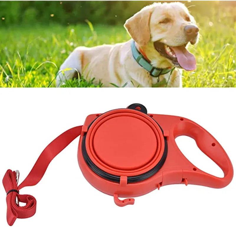 Discover the Ultimate 4-in-1 Dog Leash: Stay Hydrated and Clean on Every Adventure!