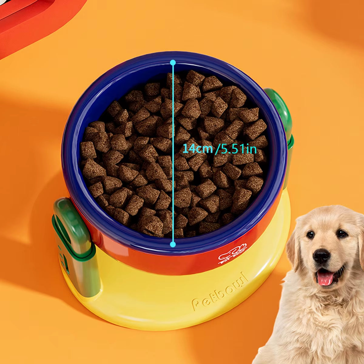 Elevate Your Pet's Dining Experience with the Adjustable Height Suction Cup Pet Bowl - Perfect for Dogs & Cats!