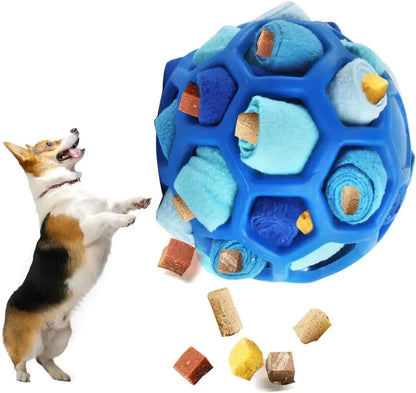 Engage Your Dog's Senses with Our Fun Interactive Snuffle Ball - Perfect for Smell Training and Foraging Adventures!