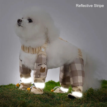 Ultimate Adjustable Reflective Dog Leggings - Waterproof & Dust-Proof Full Leg Protection