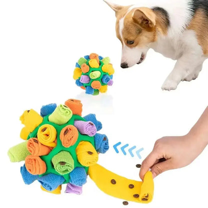 Engage Your Dog's Senses with Our Fun Interactive Snuffle Ball - Perfect for Smell Training and Foraging Adventures!