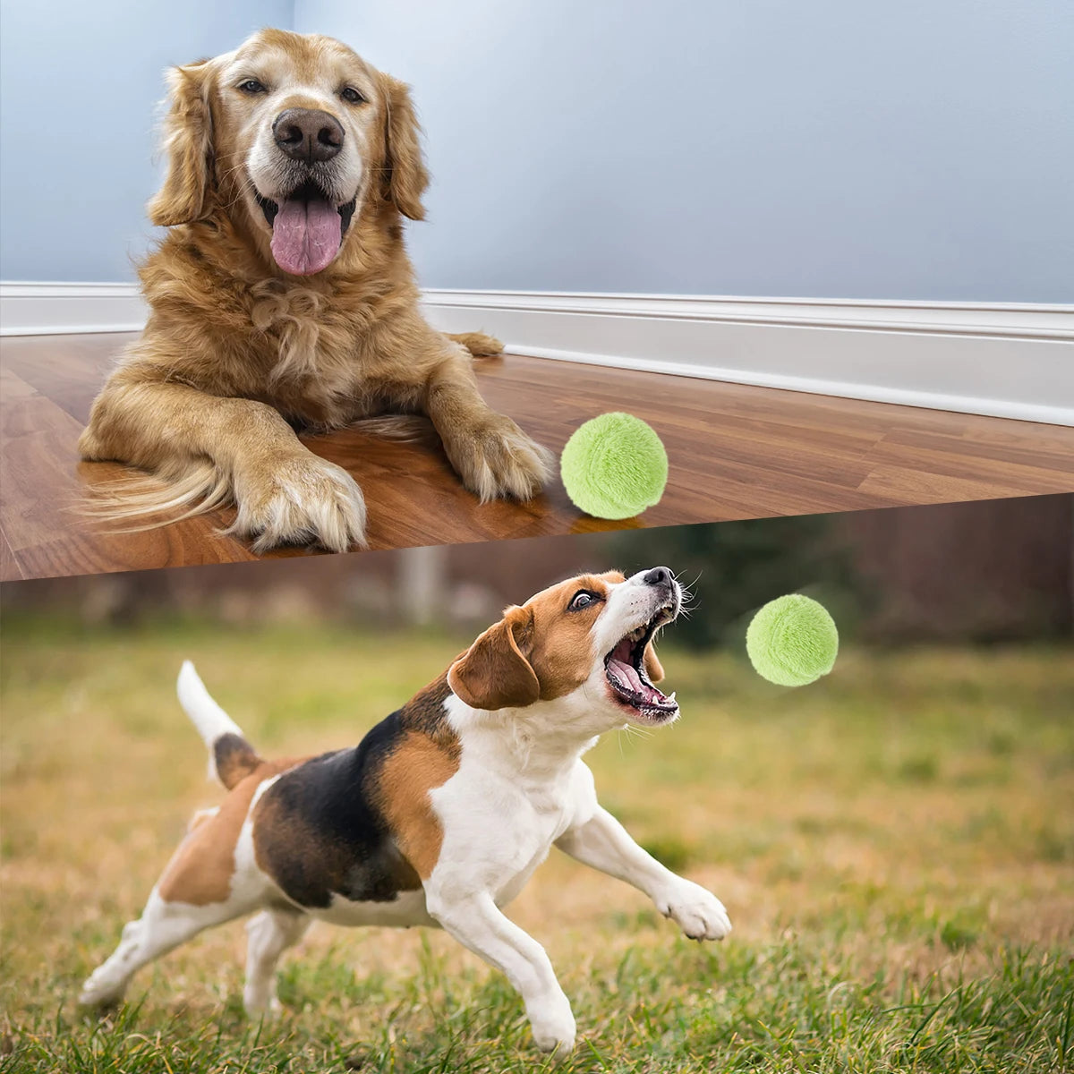 Exciting Interactive Automatic Rolling Cat Toy - Plush Squeaky Balls for Hours of Indoor Fun!