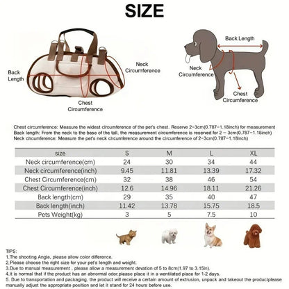 Discover the Ultimate Hands-Free Small Dog Carrier Sling Backpack with Leash - Breathable Pet Lift Harness for Cats & Puppies!