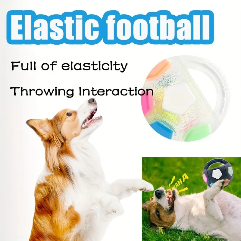 Interactive Soccer Ball Pet Toy - Durable and Fun Fetch Companion for Your Dog!
