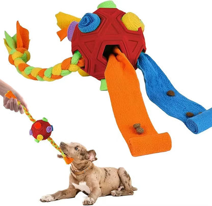 Unbreakable Snuffle Ball for Dogs - The Ultimate Interactive Treat Dispenser for Playful Puppies and Dogs!