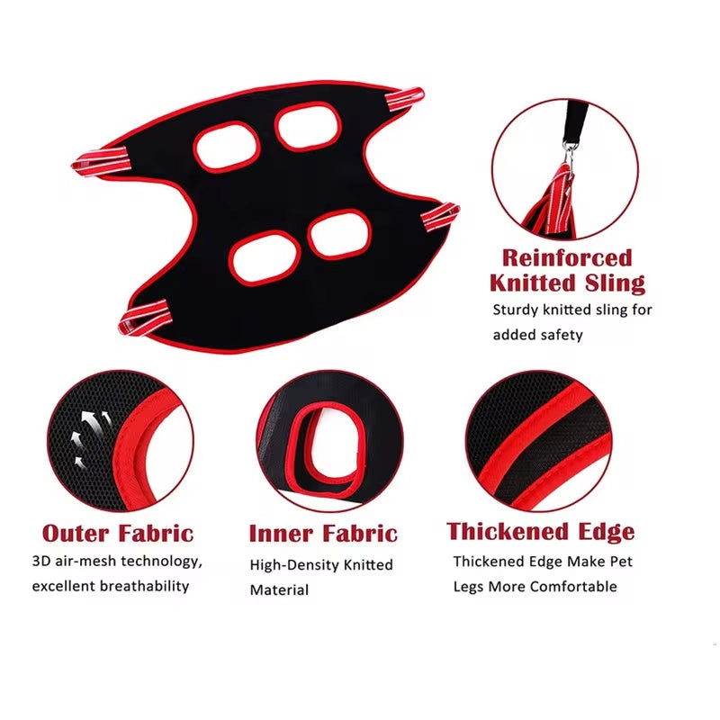 Transform Your Pet Grooming Experience with Our Cat and Dog Grooming Hammock - The Ultimate Anti-Scratch Bath Bag for Nail Cutting and Trimming!