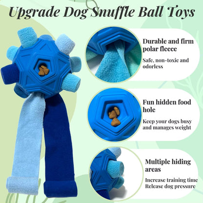 Unbreakable Snuffle Ball for Dogs - The Ultimate Interactive Treat Dispenser for Playful Puppies and Dogs!