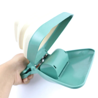 Ultimate Foldable Dog Pooper Scooper with Eco-Friendly Bags - Effortless Clean-Up for On-the-Go Pet Owners