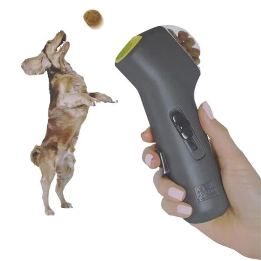Exciting Interactive Treat Catapult Launcher for Dogs and Cats - Perfect Outdoor Snack Feeder Toy!