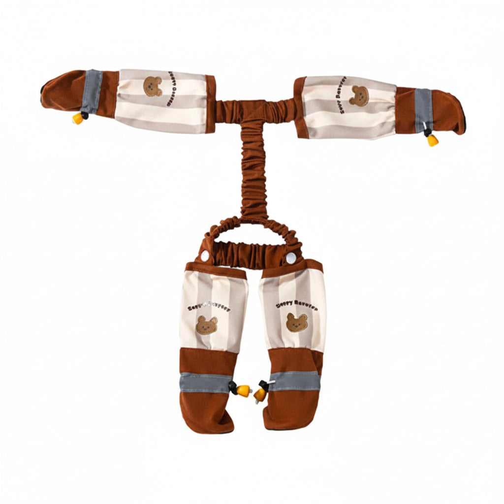 Ultimate Adjustable Reflective Dog Leggings - Waterproof & Dust-Proof Full Leg Protection