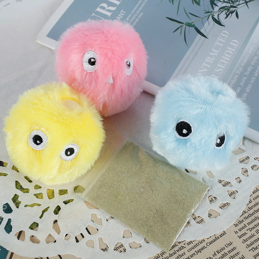 Exciting Interactive Automatic Rolling Cat Toy - Plush Squeaky Balls for Hours of Indoor Fun!