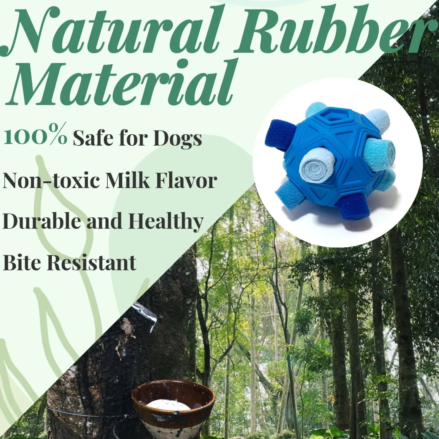 Unbreakable Snuffle Ball for Dogs - The Ultimate Interactive Treat Dispenser for Playful Puppies and Dogs!
