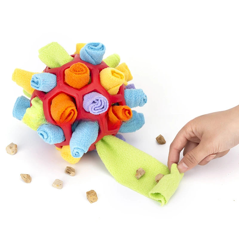 Engage Your Dog's Senses with Our Fun Interactive Snuffle Ball - Perfect for Smell Training and Foraging Adventures!