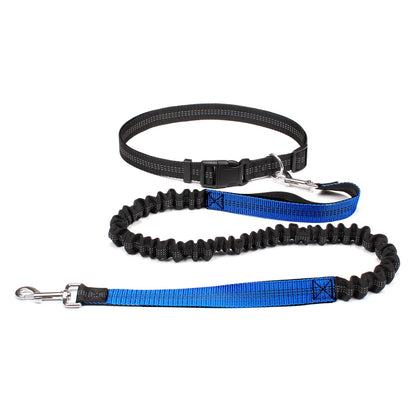 Revolutionary Hands-Free Dog Leash: Adjustable Waist Belt & Chest Strap for Effortless Walking, Running, and Jogging with Your Furry Friend
