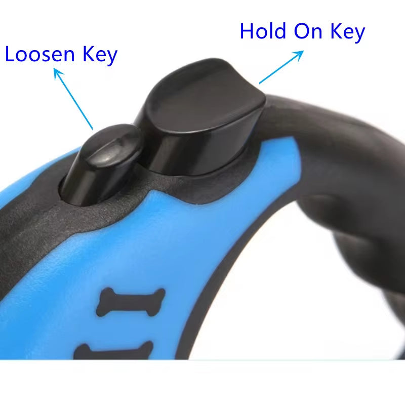 Experience Ultimate Freedom with Our Retractable Dog Leash - 3 & 5 Meters for All Dog Sizes