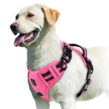 Ultimate No Pull Dog Harness - Adjustable Soft Padded Vest with Easy Control Handle for Maximum Comfort and Safety