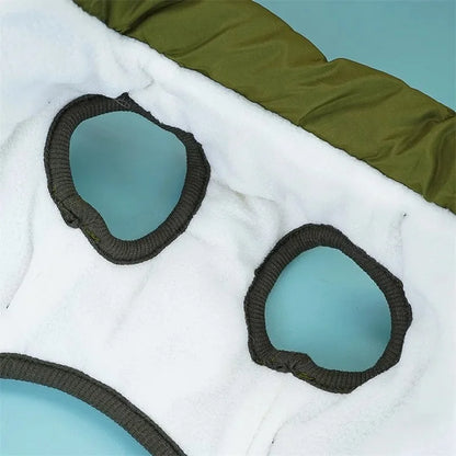 Cozy & Waterproof Large Dog Jacket with Harness - Perfect for Winter Adventures!