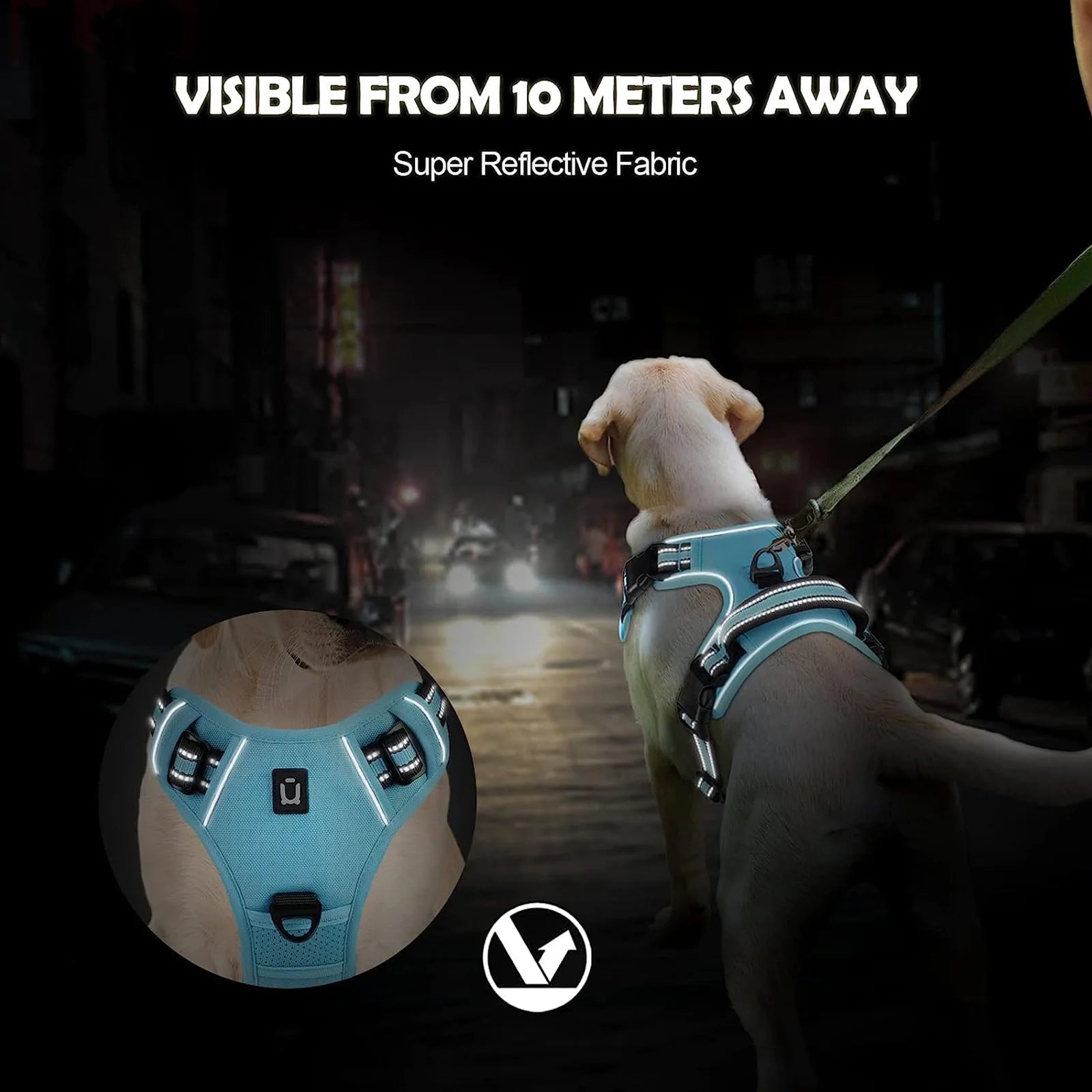 Ultimate No Pull Dog Harness - Adjustable Soft Padded Vest with Easy Control Handle for Maximum Comfort and Safety