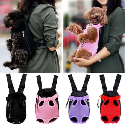 Versatile Adjustable Dog Carrier Backpack - Perfect for Outdoor Adventures with Your Pet!