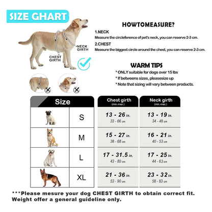 Ultimate No Pull Dog Harness - Adjustable Soft Padded Vest with Easy Control Handle for Maximum Comfort and Safety