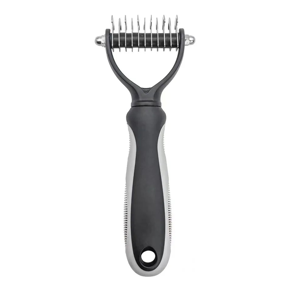 Ultimate Professional Pet Deshedding Brush - Efficient Dog & Cat Hair Remover for a Tangle-Free Grooming Experience