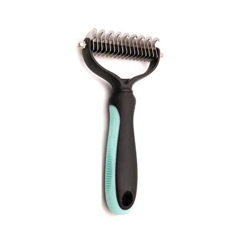 Ultimate Professional Pet Deshedding Brush - Efficient Dog & Cat Hair Remover for a Tangle-Free Grooming Experience