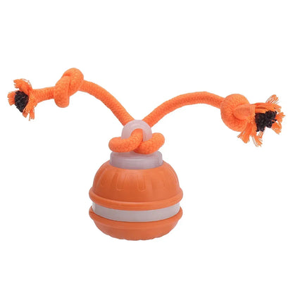 Exciting Automatic Rolling Ball Toy for Cats and Dogs - Rechargeable Interactive Electric Toy with Faux Tail for Endless Fun!