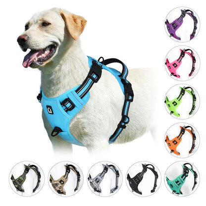 Ultimate No Pull Dog Harness - Adjustable Soft Padded Vest with Easy Control Handle for Maximum Comfort and Safety