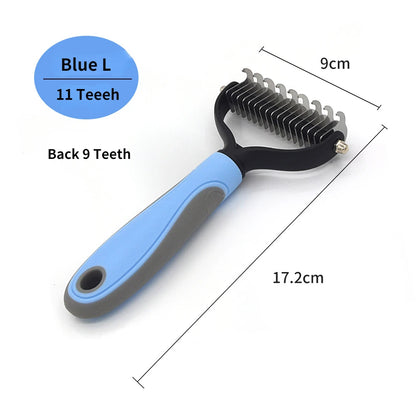 Ultimate Professional Pet Deshedding Brush - Efficient Dog & Cat Hair Remover for a Tangle-Free Grooming Experience