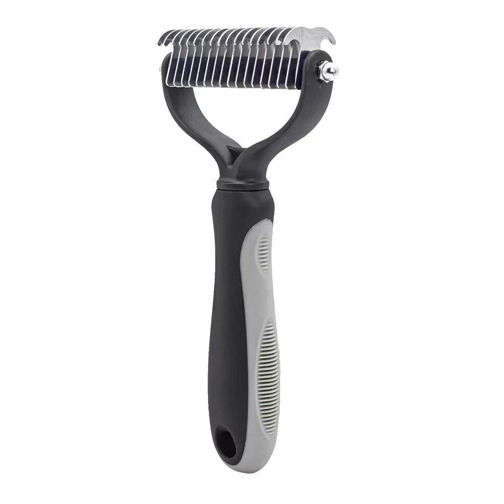 Ultimate Professional Pet Deshedding Brush - Efficient Dog & Cat Hair Remover for a Tangle-Free Grooming Experience
