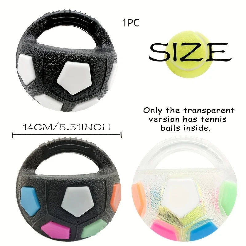 Interactive Soccer Ball Pet Toy - Durable and Fun Fetch Companion for Your Dog!