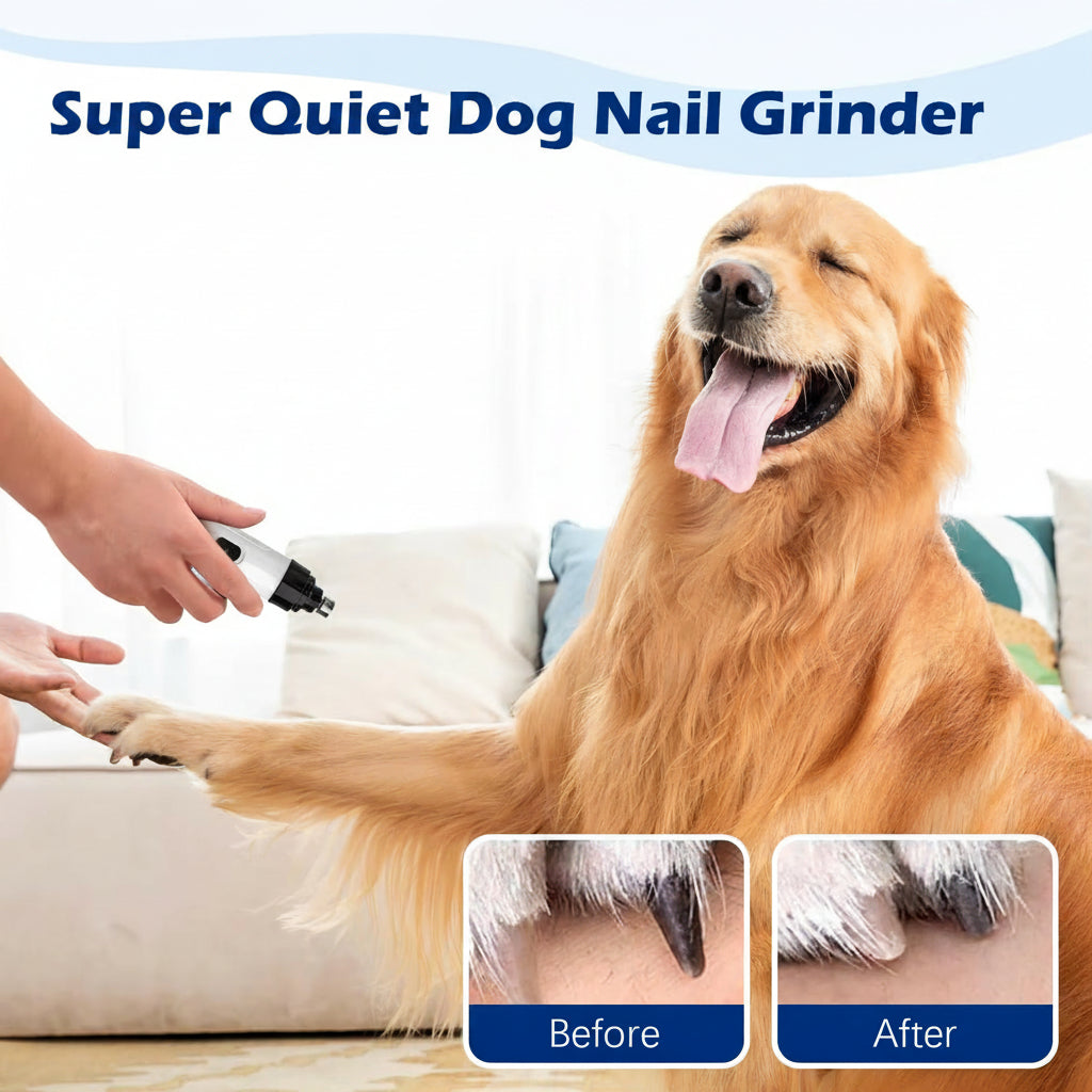 Revolutionize Your Pet's Grooming Routine with the Silent Grind Pro Electric Dog Nail Trimmer