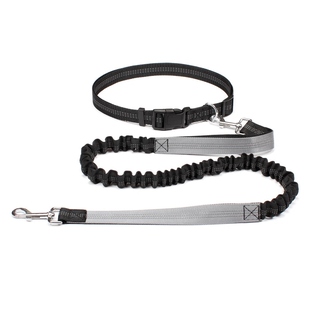 Revolutionary Hands-Free Dog Leash: Adjustable Waist Belt & Chest Strap for Effortless Walking, Running, and Jogging with Your Furry Friend
