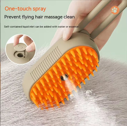 Pet Electric Spray Comb for Dogs - Hair Removal, Anti-Flying, and Massage Brush in One!