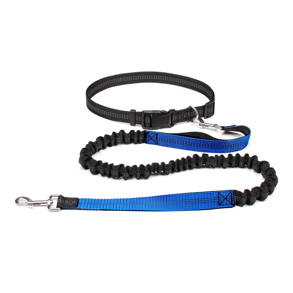 Revolutionary Hands-Free Dog Leash: Adjustable Waist Belt & Chest Strap for Effortless Walking, Running, and Jogging with Your Furry Friend