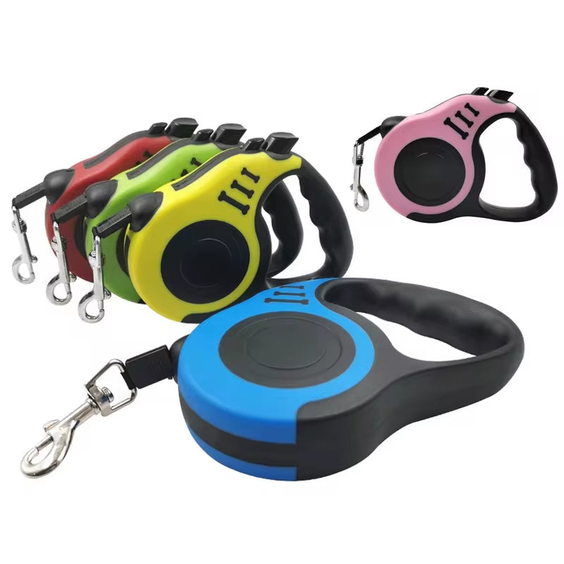 Experience Ultimate Freedom with Our Retractable Dog Leash - 3 & 5 Meters for All Dog Sizes