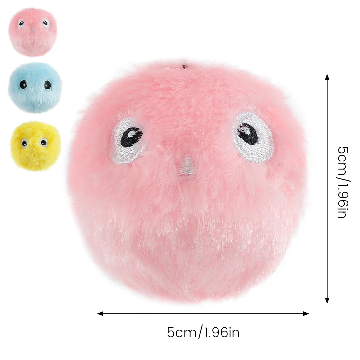 Exciting Interactive Automatic Rolling Cat Toy - Plush Squeaky Balls for Hours of Indoor Fun!