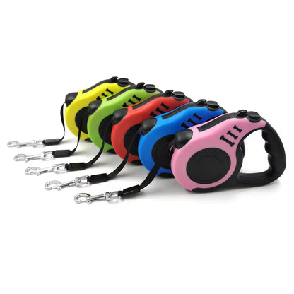 Experience Ultimate Freedom with Our Retractable Dog Leash - 3 & 5 Meters for All Dog Sizes