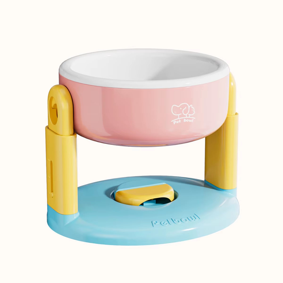 Elevate Your Pet's Dining Experience with the Adjustable Height Suction Cup Pet Bowl - Perfect for Dogs & Cats!