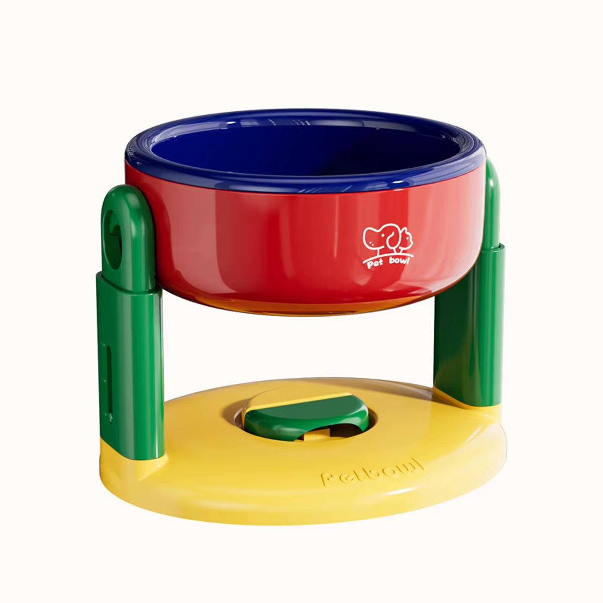 Elevate Your Pet's Dining Experience with the Adjustable Height Suction Cup Pet Bowl - Perfect for Dogs & Cats!