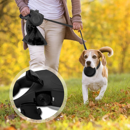 Discover the Ultimate 4-in-1 Dog Leash: Stay Hydrated and Clean on Every Adventure!
