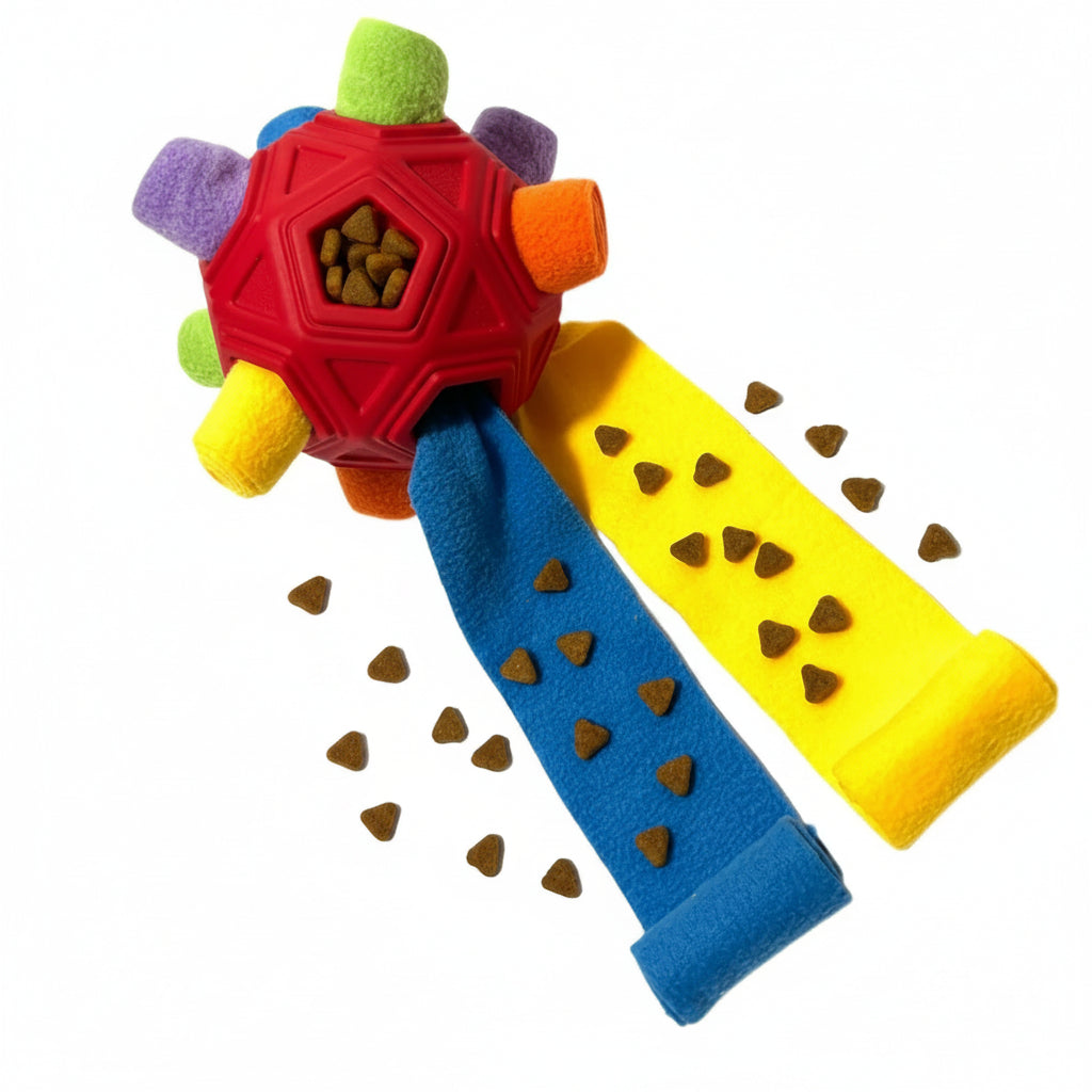 Unbreakable Snuffle Ball for Dogs - The Ultimate Interactive Treat Dispenser!