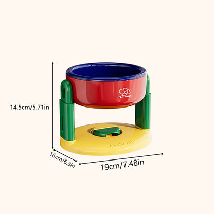 Elevate Your Pet's Dining Experience with the Adjustable Height Suction Cup Pet Bowl - Perfect for Dogs & Cats!